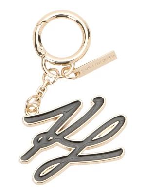 Obrázek produktu Karl Lagerfeld Přívěsek na klíče 'Autograph' zlatá / černá