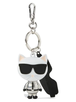 Obrázek produktu Karl Lagerfeld Přívěsek na klíče 'Choupette Ski' černá / stříbrná / bílá