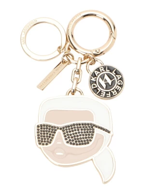 Obrázek produktu Karl Lagerfeld Přívěsek na klíče 'IKON' zlatá / černá / bílá