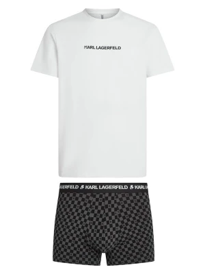 Obrázek produktu Karl Lagerfeld Pyžamo krátké šedá / černá / bílá
