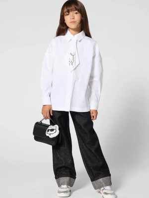 Obrázek produktu Karl Lagerfeld rovné dětské džíny černá