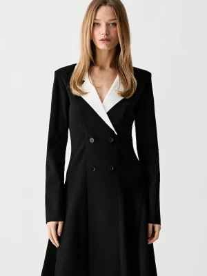 Obrázek produktu Karl Lagerfeld rozšířené šaty s viskózou černá