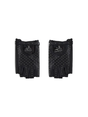 Obrázek produktu Karl Lagerfeld Rukavice s krátkými prsty ' K / Autograph Fingerlose Handschuhe mit Nieten ' černá