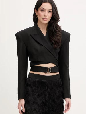 Obrázek produktu Karl Lagerfeld sako dámské se lnem Karl Lagerfeld Studio černá