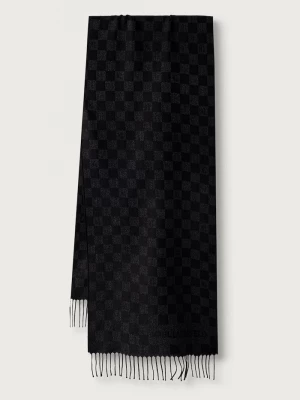 Obrázek produktu Karl Lagerfeld šála pánská s vlnou černá