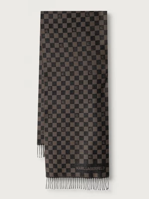 Obrázek produktu Karl Lagerfeld šála pánská s vlnou hnědá