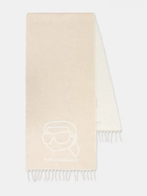Obrázek produktu Karl Lagerfeld Šála s přídavkem vlny Karl Lagerfeld IKON béžová
