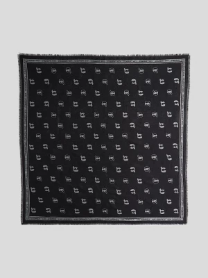 Obrázek produktu Karl Lagerfeld Šátek Karl Lagerfeld IKON černá