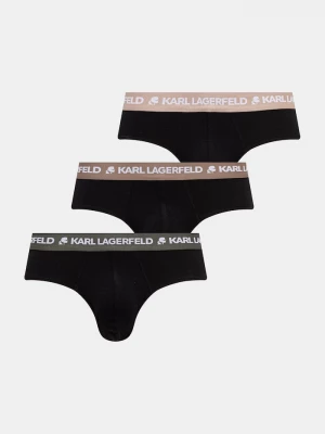 Obrázek produktu Karl Lagerfeld slipy pánské bavlněné s elastanem 3-pack černá