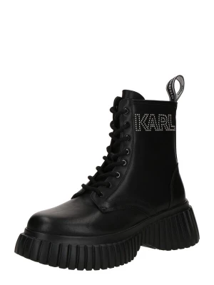 Obrázek produktu Karl Lagerfeld Šněrovací kozačky černá