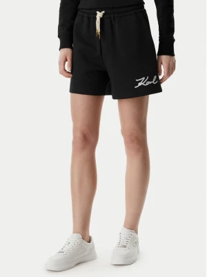 Obrázek produktu KARL LAGERFELD Sportovní kraťasy B2W10124 Černá Regular Fit