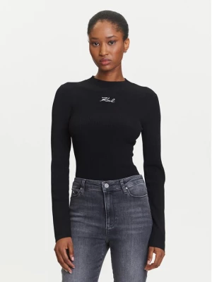Obrázek produktu KARL LAGERFELD Svetr A3W18025 Černá Slim Fit