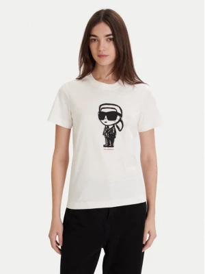 Obrázek produktu KARL LAGERFELD T-Shirt A1W17126 Écru Regular Fit Krémová
