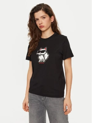 Obrázek produktu KARL LAGERFELD T-Shirt A1W17128 Černá Regular Fit