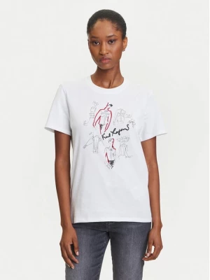 Obrázek produktu KARL LAGERFELD T-Shirt A3W17099 Bílá Regular Fit