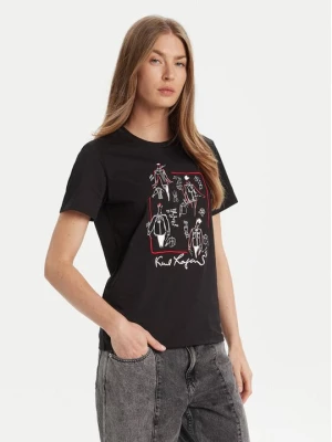 Obrázek produktu KARL LAGERFELD T-Shirt A3W17099 Černá Regular Fit