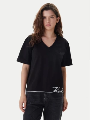 Obrázek produktu KARL LAGERFELD T-Shirt B1W17031 Černá Relaxed Fit