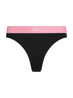 Obrázek produktu Karl Lagerfeld Tanga pink / černá