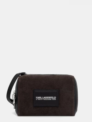 Obrázek produktu Karl Lagerfeld Taška pánská z imitace semiše hnědá