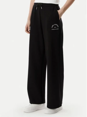 Obrázek produktu KARL LAGERFELD Teplákové kalhoty B2W10145 Černá Regular Fit