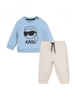 Obrázek produktu Karl Lagerfeld teplákový set kojenecký s bavlnou modrá