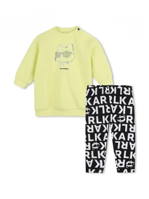 Obrázek produktu Karl Lagerfeld teplákový set kojenecký s bavlnou zlatá