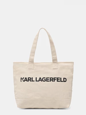 Obrázek produktu Karl Lagerfeld tote taška dámská bavlněná K/ESSENTIAL béžová