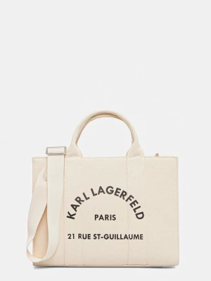 Obrázek produktu Karl Lagerfeld tote taška dámská bavlněná K/RSG béžová