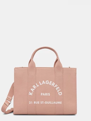 Obrázek produktu Karl Lagerfeld tote taška dámská bavlněná K/RSG růžová