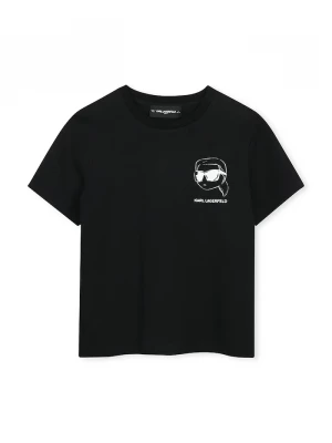 Obrázek produktu Karl Lagerfeld tričko dětské bavlněné černá