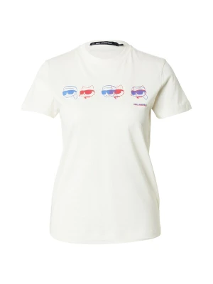 Obrázek produktu Karl Lagerfeld Tričko 'IKON' krémová / modrá / červená
