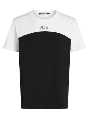 Obrázek produktu Karl Lagerfeld Tričko 'SIGNATURE MONOCHROME' černá / bílá