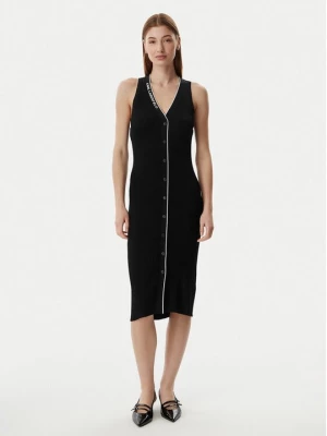 Obrázek produktu KARL LAGERFELD Úpletové šaty B2W13004 Černá Slim Fit