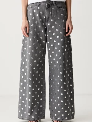 Obrázek produktu Karl Lagerfeld wide leg džíny dámské šedá