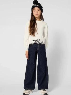 Obrázek produktu Karl Lagerfeld wide leg džíny dětské modrá