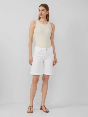 Obrázek produktu Karolin jeans Bermudy / rovný střih / střední výška / rovné nohavice s.Oliver bílá