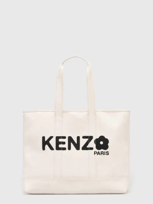 Obrázek produktu Kenzo Bavlněná kabelka Kenzo Utility Large Tote Bag béžová