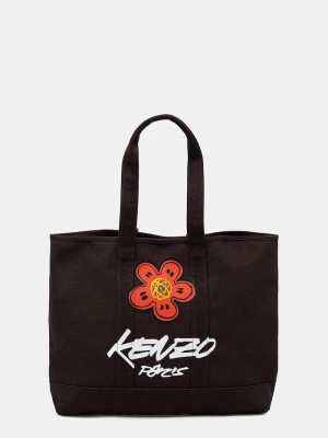 Obrázek produktu Kenzo Bavlněná taška Kenzo 43 x 34 cm hnědá