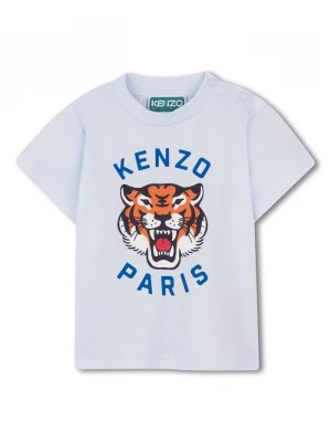 Obrázek produktu Kenzo Kids Dětské bavlněné tričko Kenzo Kids modrá