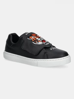 Obrázek produktu Kenzo Kids Dětské kožené tenisky Kenzo Kids černá