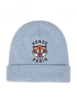 Obrázek produktu Kenzo Kids pletená čepice dětská s příměsí vlny modrá