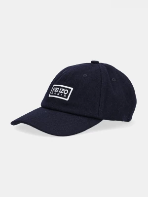 Obrázek produktu Kenzo Vlněná kšiltovka Kenzo námořnická modř