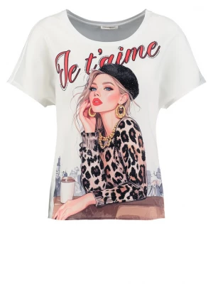 Obrázek produktu Key Largo Tričko 'Femme' hnědá / červená / offwhite