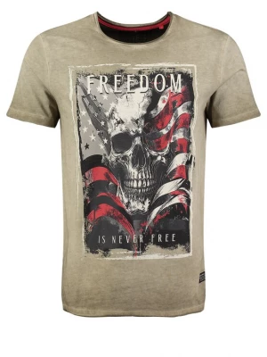 Obrázek produktu Key Largo Tričko 'KLFreedoom' šedá / khaki / červená / černá