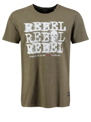 Obrázek produktu Key Largo Tričko 'KLRebel' khaki / bílá