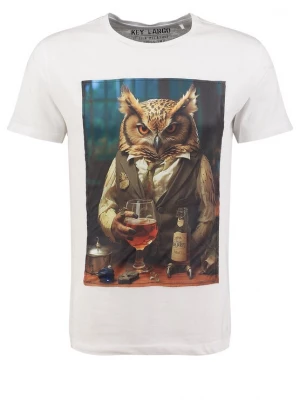 Obrázek produktu Key Largo Tričko 'Owl' námořnická modř / umbra / černá / bílá