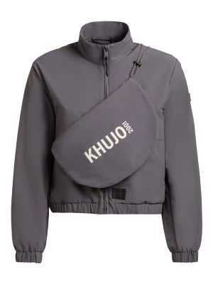 Obrázek produktu khujo Přechodná bunda 'Leitzi' tmavě šedá / bílá