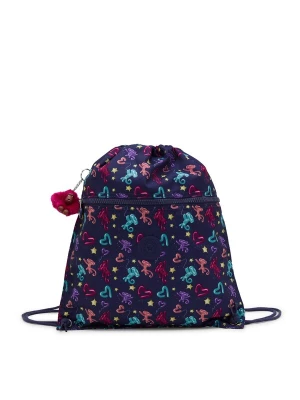 Obrázek produktu KIPLING Sportovní vak 'SUPERTABOO' námořnická modř / světlemodrá / pink / bordó