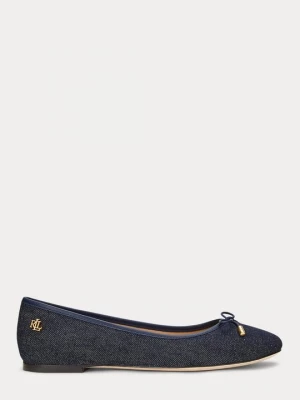 Obrázek produktu Klasické baleríny Lauren Ralph Lauren tmavomodrý denim
