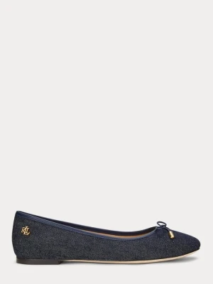 Obrázek produktu Klasické baleríny Lauren Ralph Lauren tmavomodrý denim
